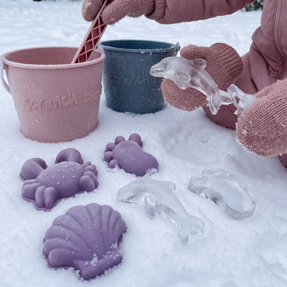 Scrunch - Snø og Sandformer Dusty Green