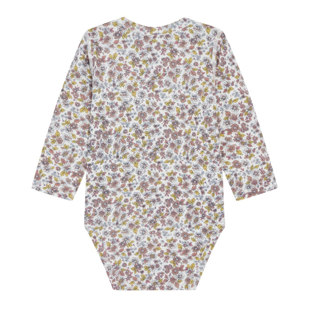 Hust And Claire - Body i Bambus Blomster Ivory