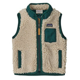 Patagonia - Baby Retro-X Vest Natural / Cascade Green