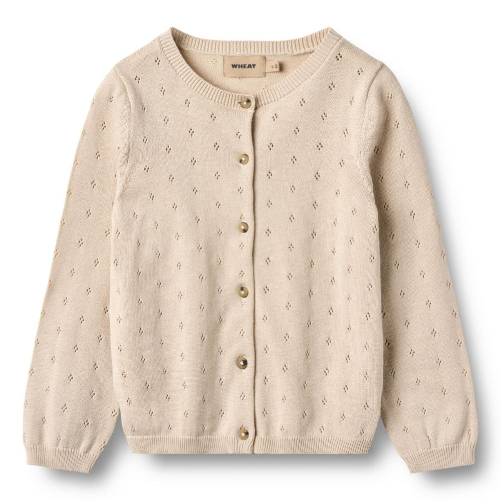 Wheat - Cardigan Knit Maia Offwhite