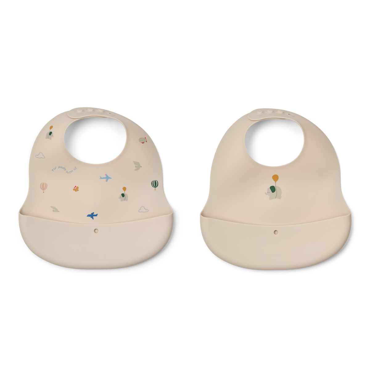 Liewood - Spisesmekke 2-pk Ember Flying / Sandy