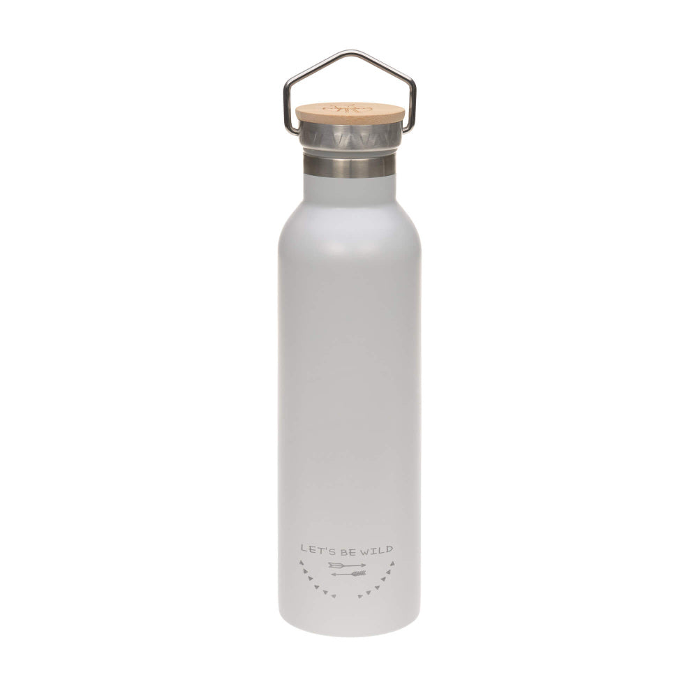Lässig - Drikkeflaske Stål Adventure Grey 700 ml