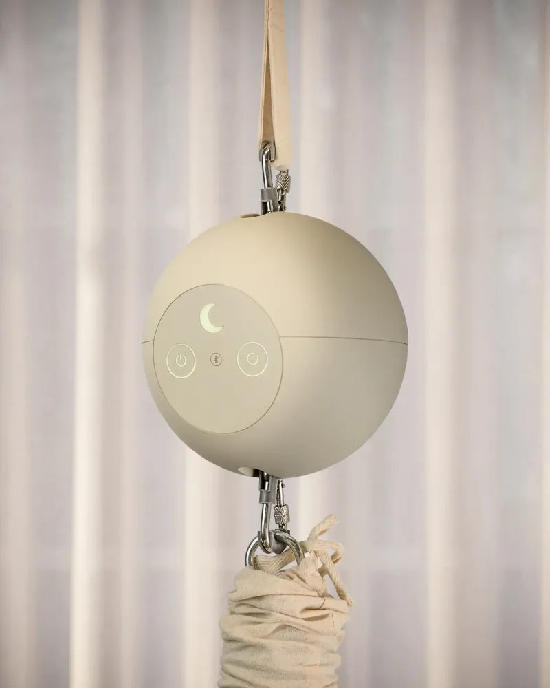 Moonboon - Vugge Oval Cradle + Motor Nature / Cream White