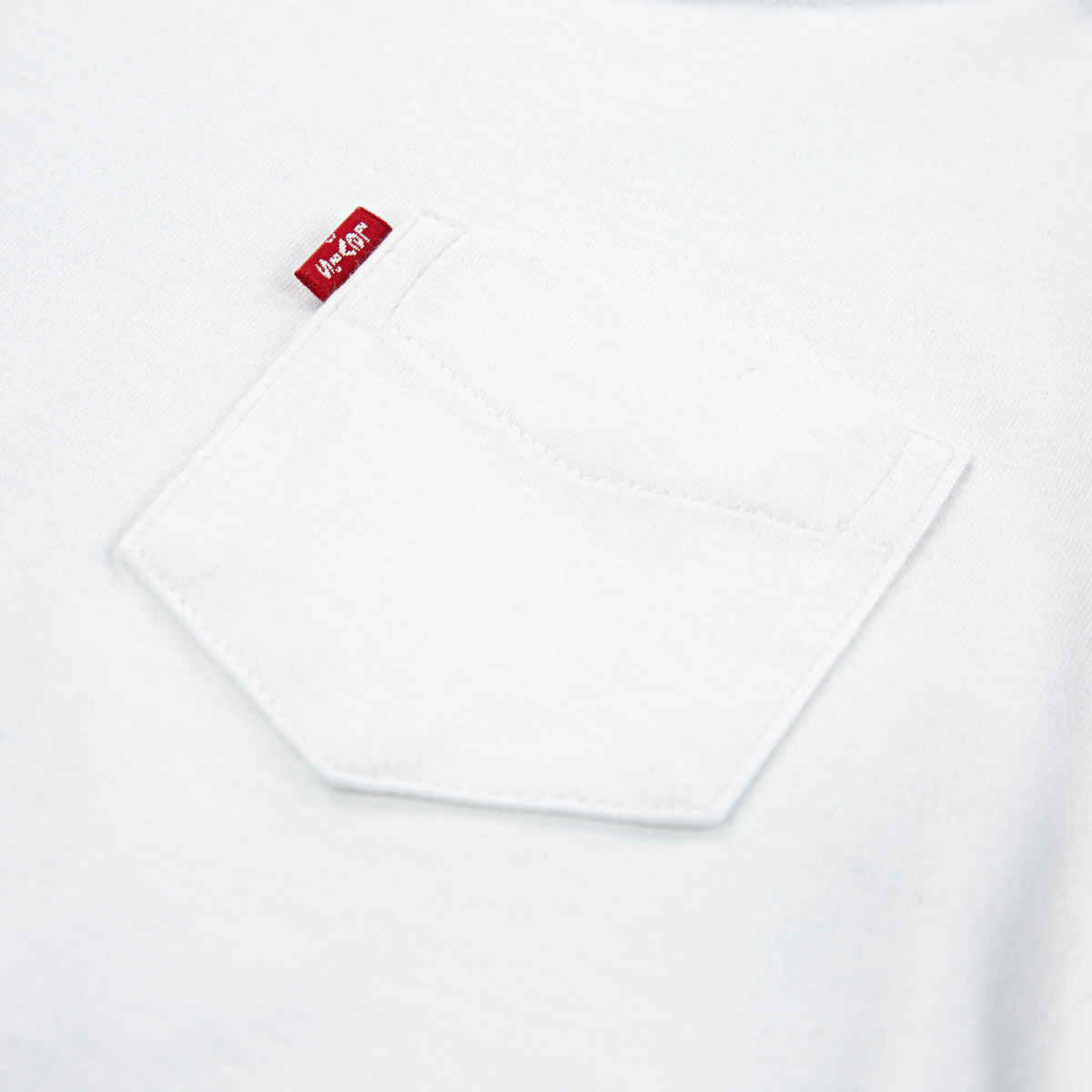 Levi's - T-Skjorte Sunset Pocket Bright White