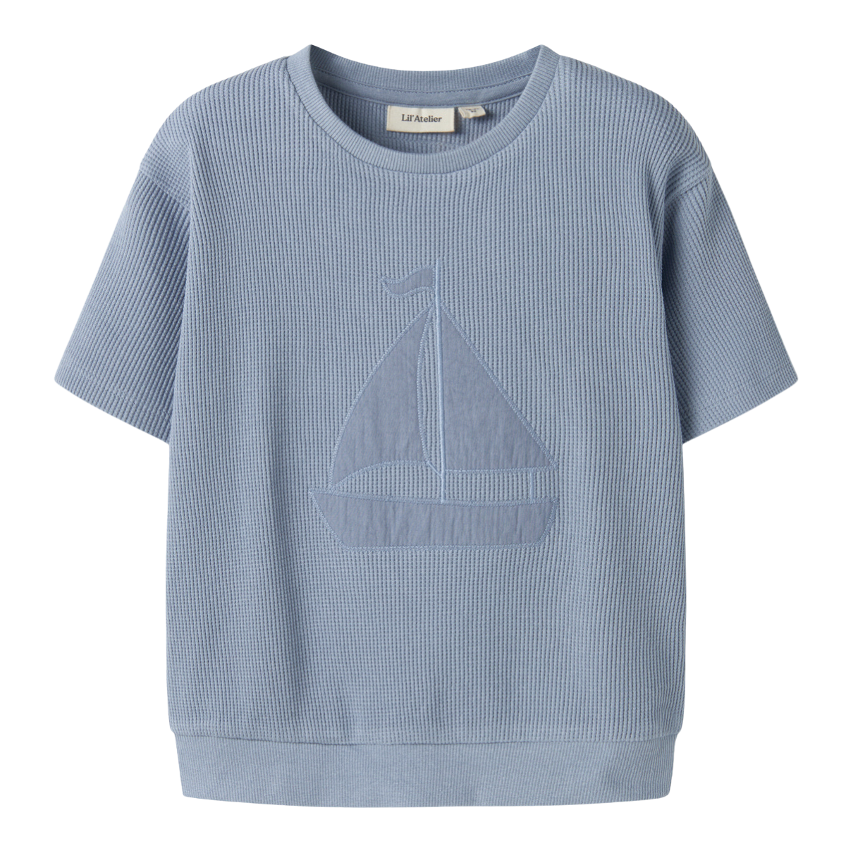 Lil' Atelier - T-skjorte Harun Loose Dusty Blue