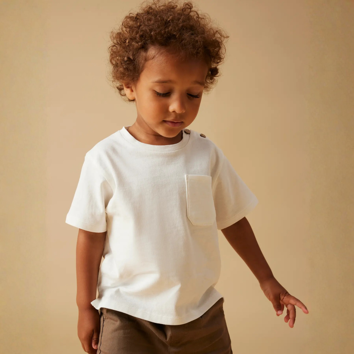 Lil'Atelier - T-skjorte Dolan Coconut Milk