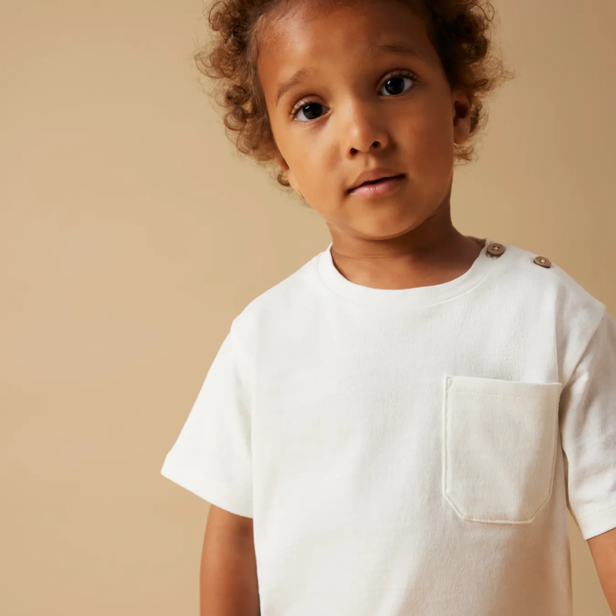 Lil'Atelier - T-skjorte Dolan Coconut Milk