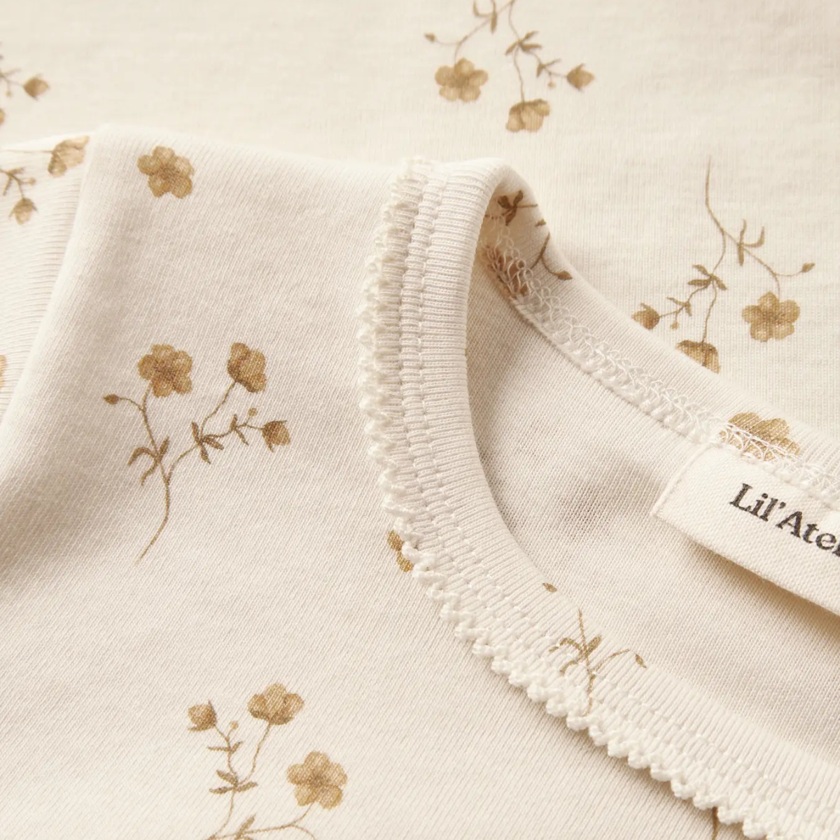 Lil'Atelier - Genser Layo Coconut Milk Flower Yellow