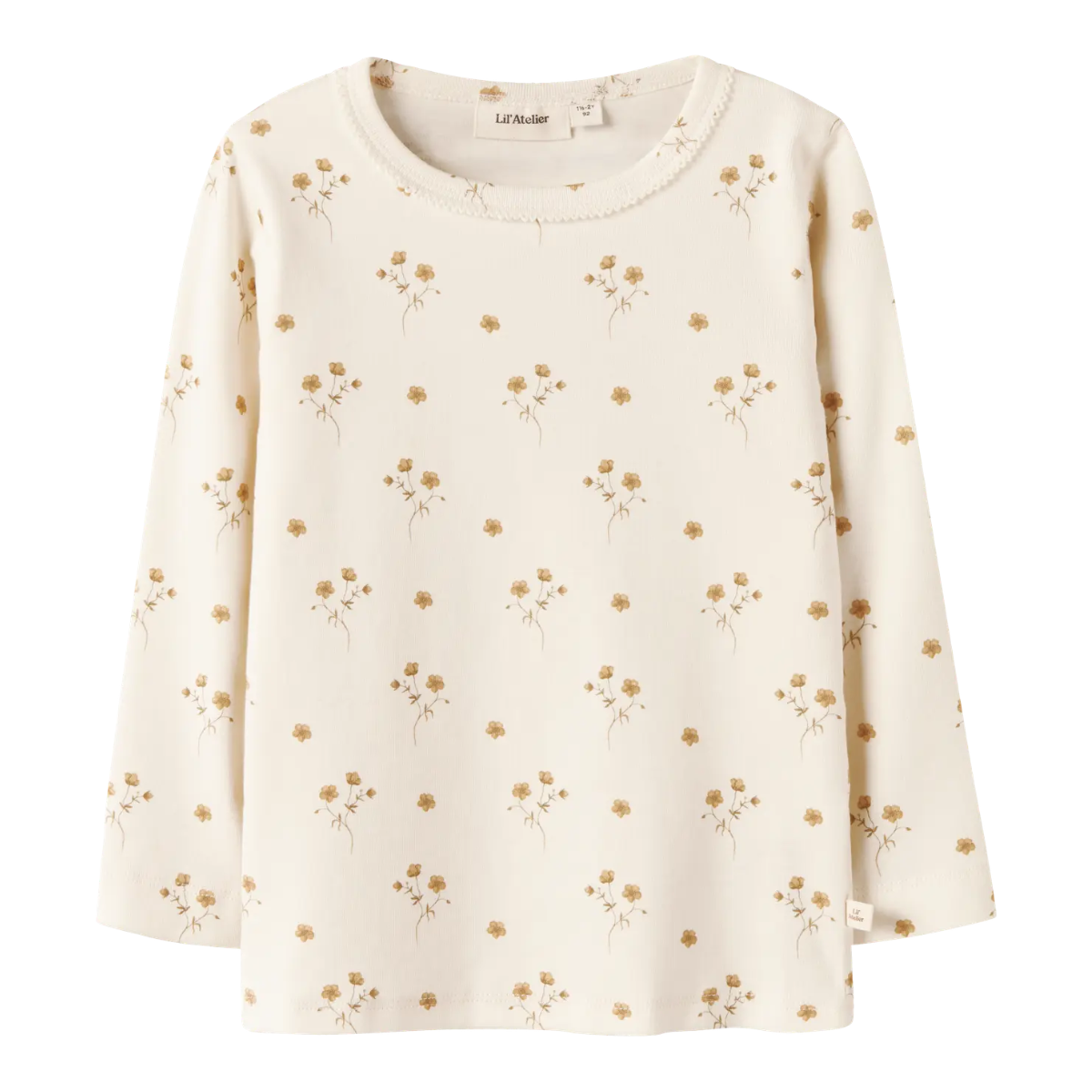 Lil'Atelier - Genser Layo Coconut Milk Flower Yellow