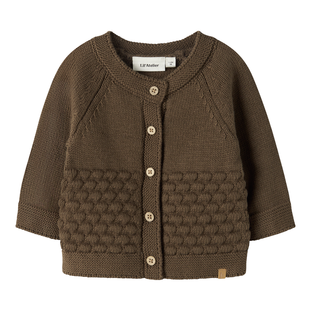 Lil' Atelier - Cardigan Baby Knit Nobir Teak