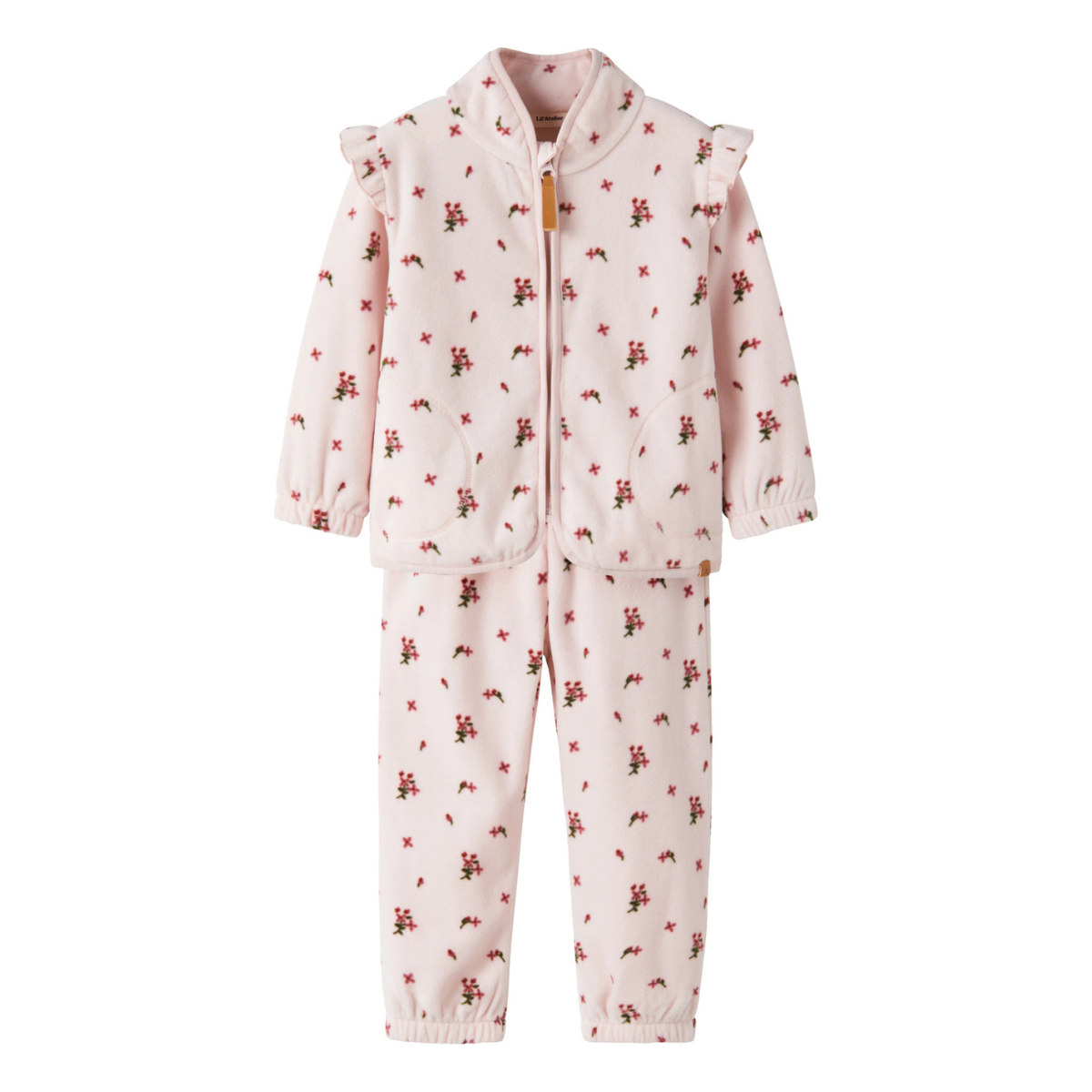 Lil' Atelier - Fleece Sett Spektra Hushed Violet Flowers