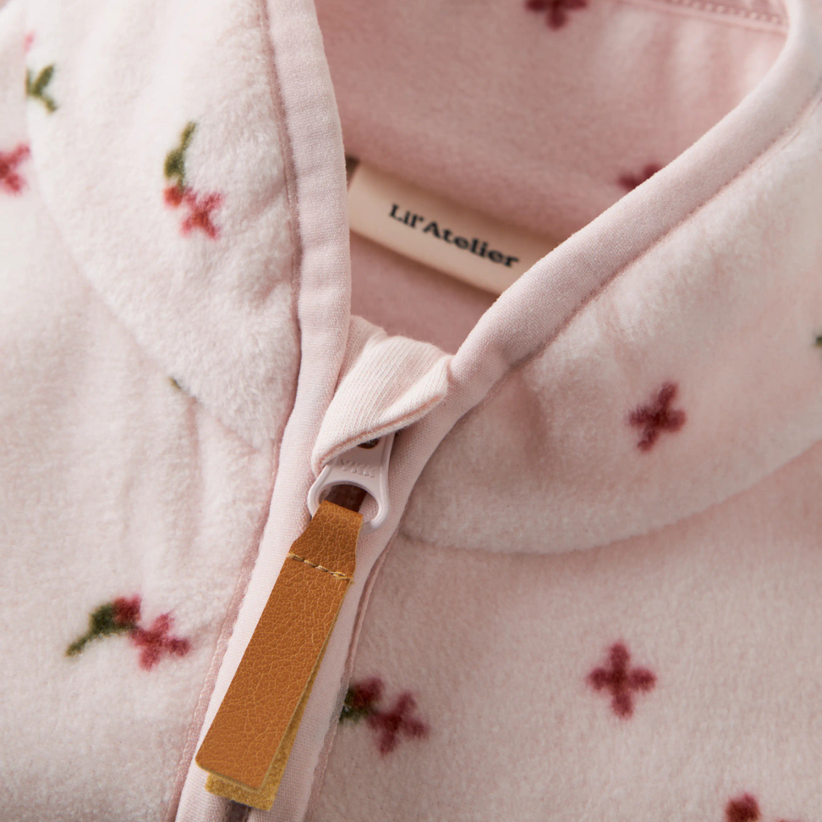 Lil' Atelier - Fleece Sett Spektra Hushed Violet Flowers