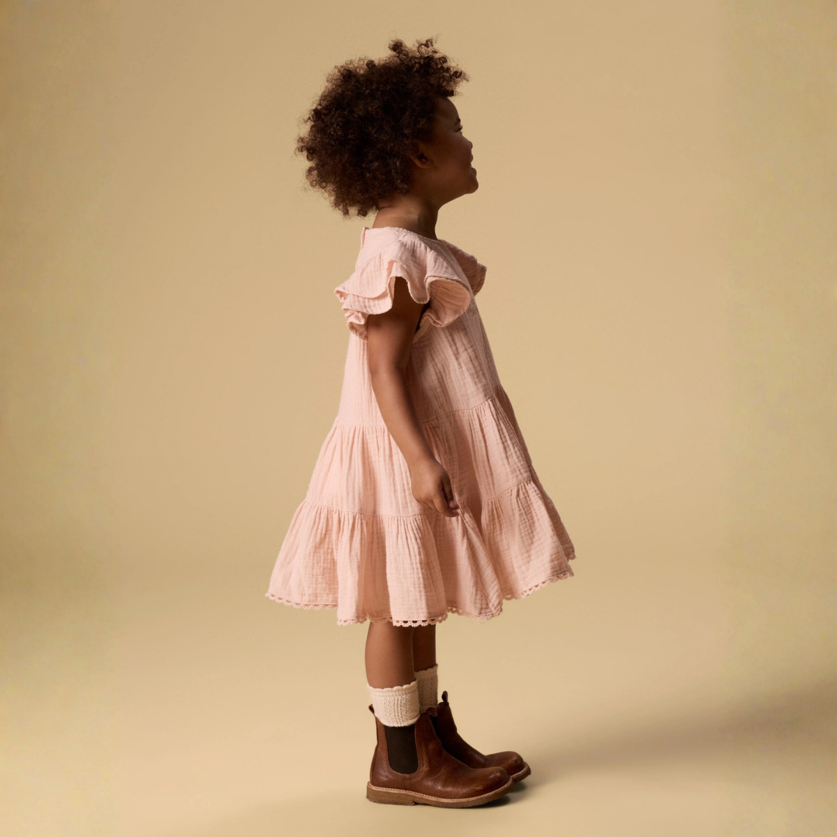 Lil' Atelier - Kjole Fulina Peach Whip
