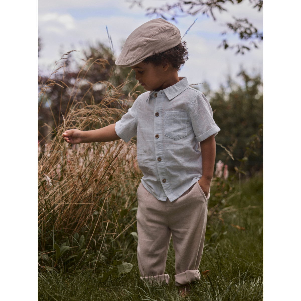Lil' Atelier - Linbukse Freddie Feather Gray