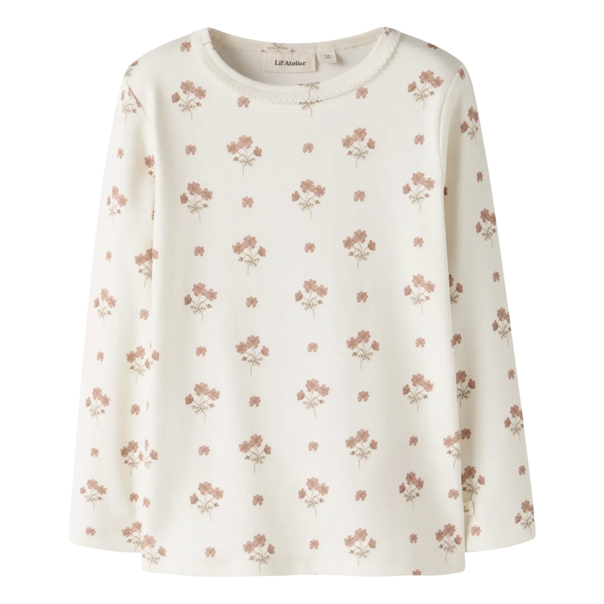 Lil'Atelier - Genser Layo Coconut Milk Flower Pink
