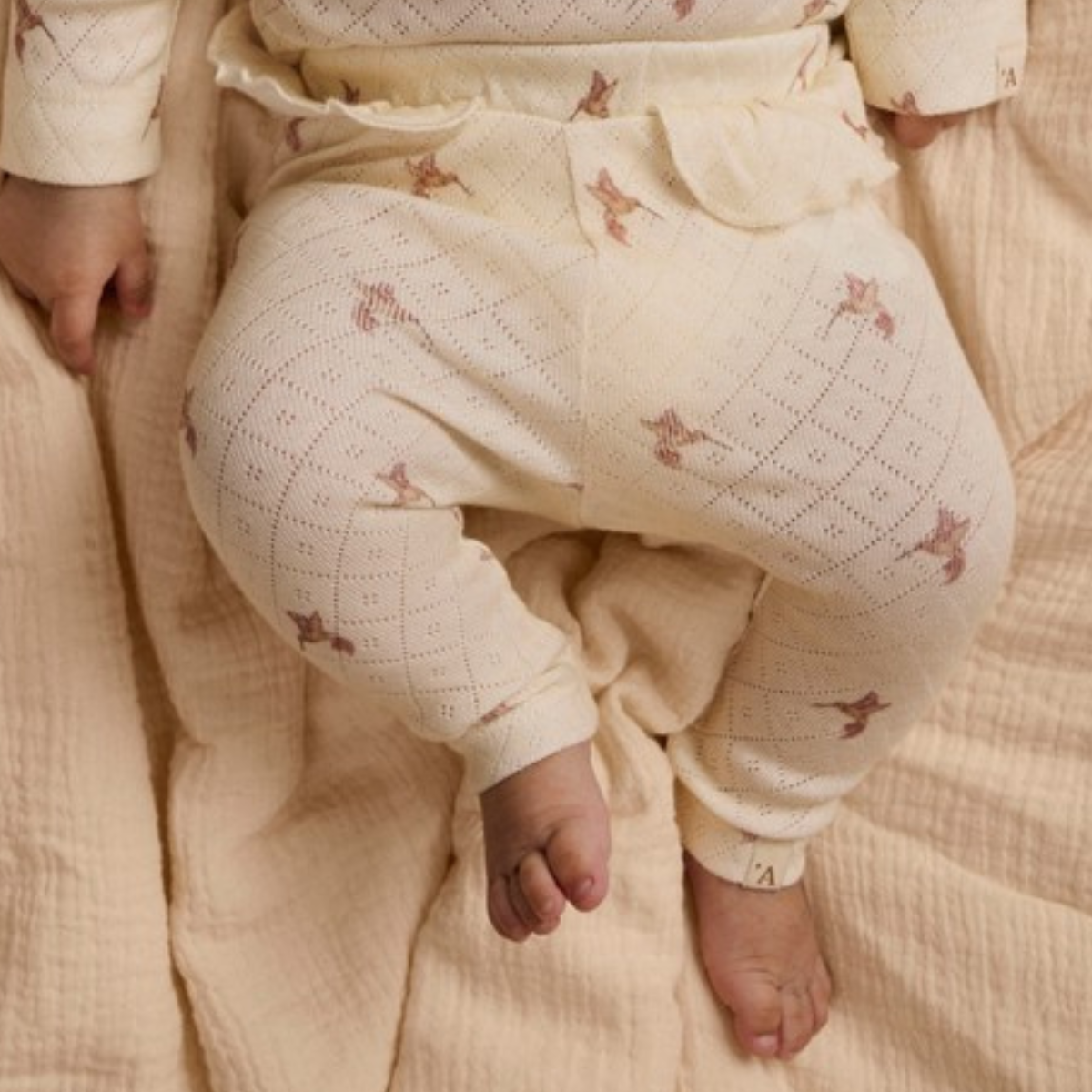 Lil' Atelier - Leggings Baby Rachello Turtledove Bird