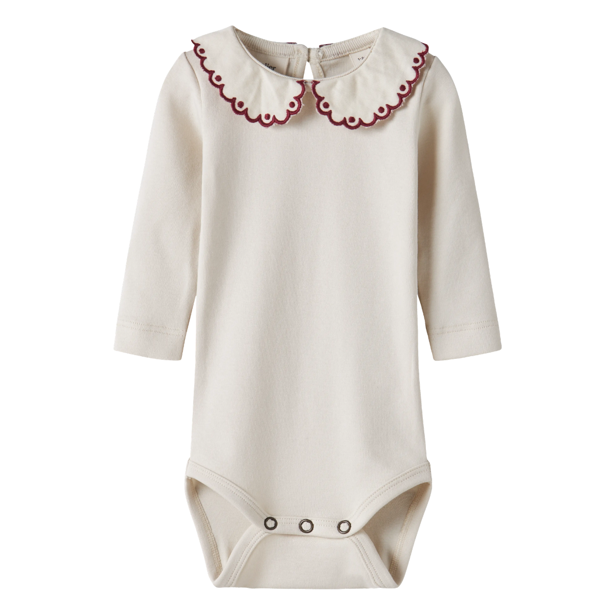 Lil' Atelier - Body Fundo Turtledove/ Biking Red
