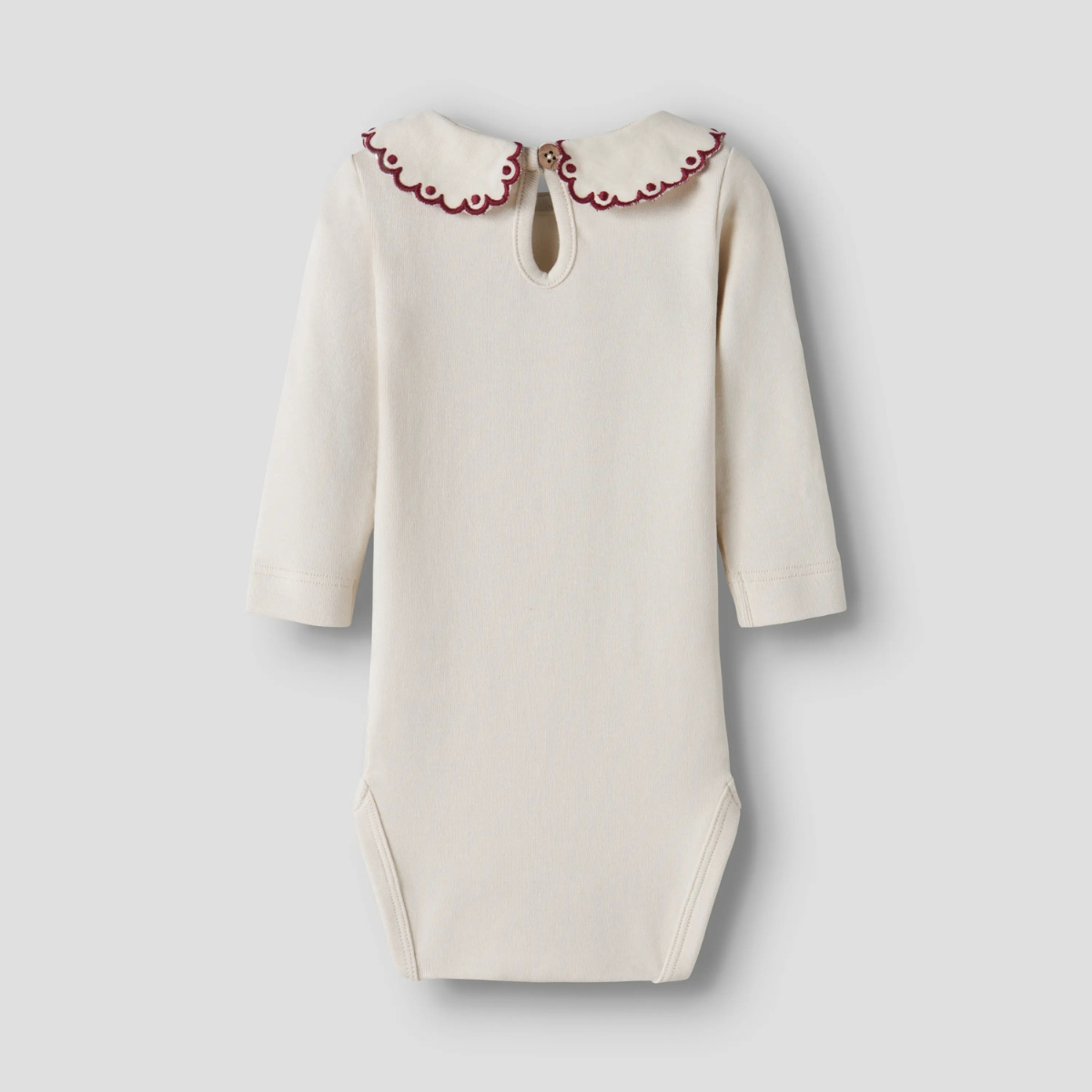 Lil' Atelier - Body Fundo Turtledove/ Biking Red