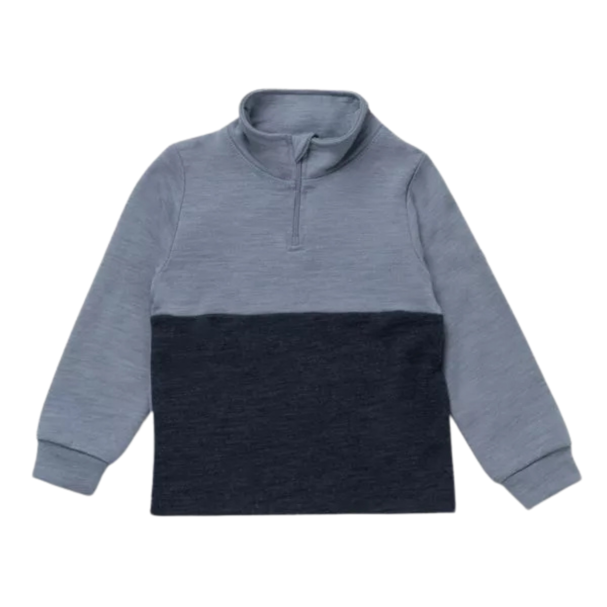 Lillelam - Genser Half Zip Active - Mellomblå