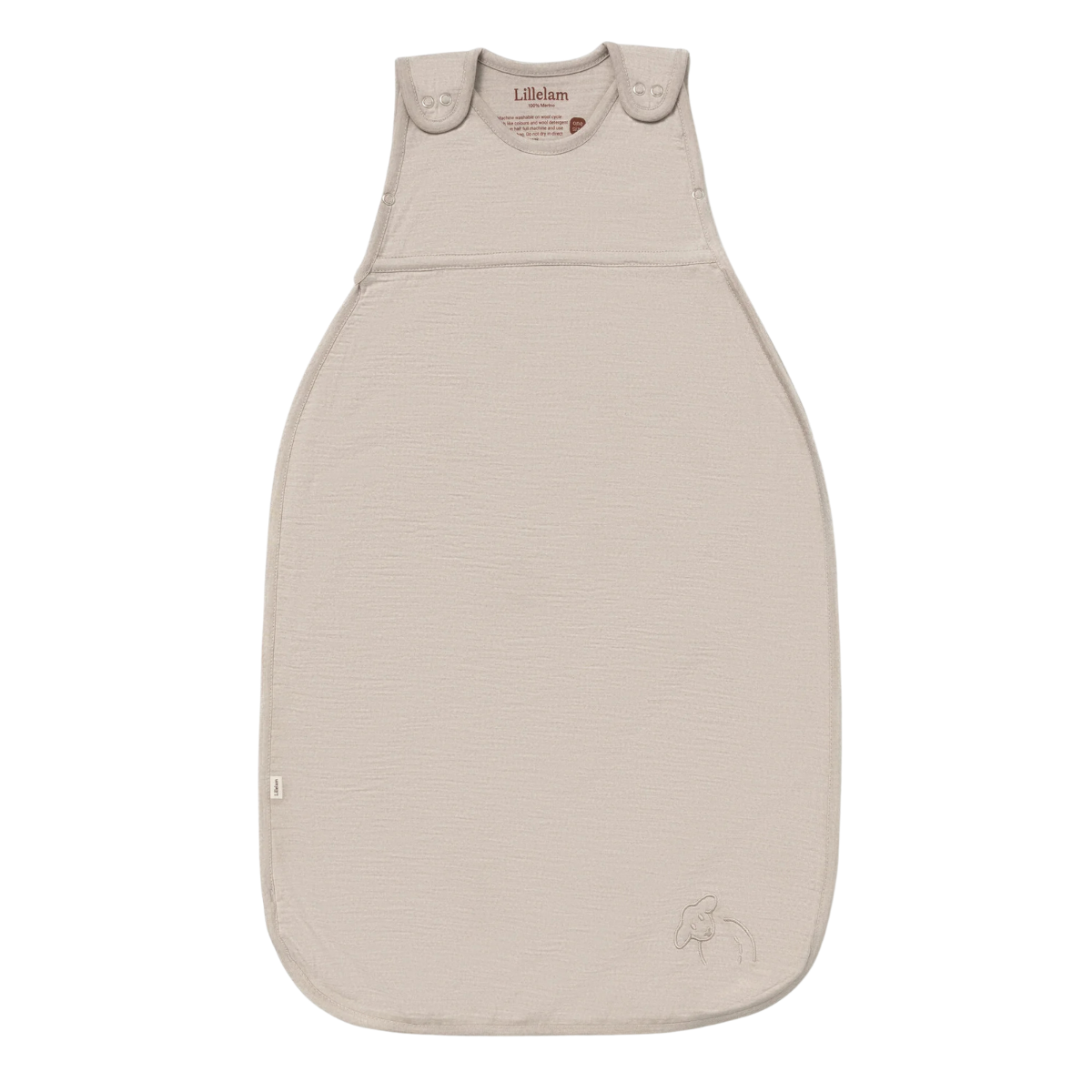 Lillelam - Nattpose i Ull Luna - Lys Beige