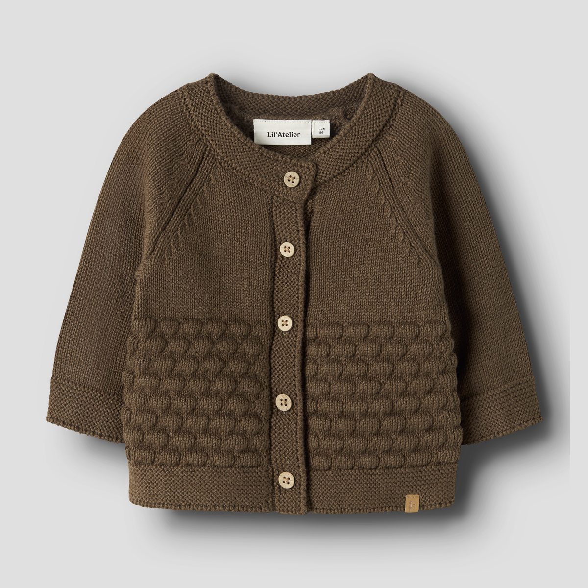 Lil' Atelier - Cardigan Baby Knit Nobir Teak