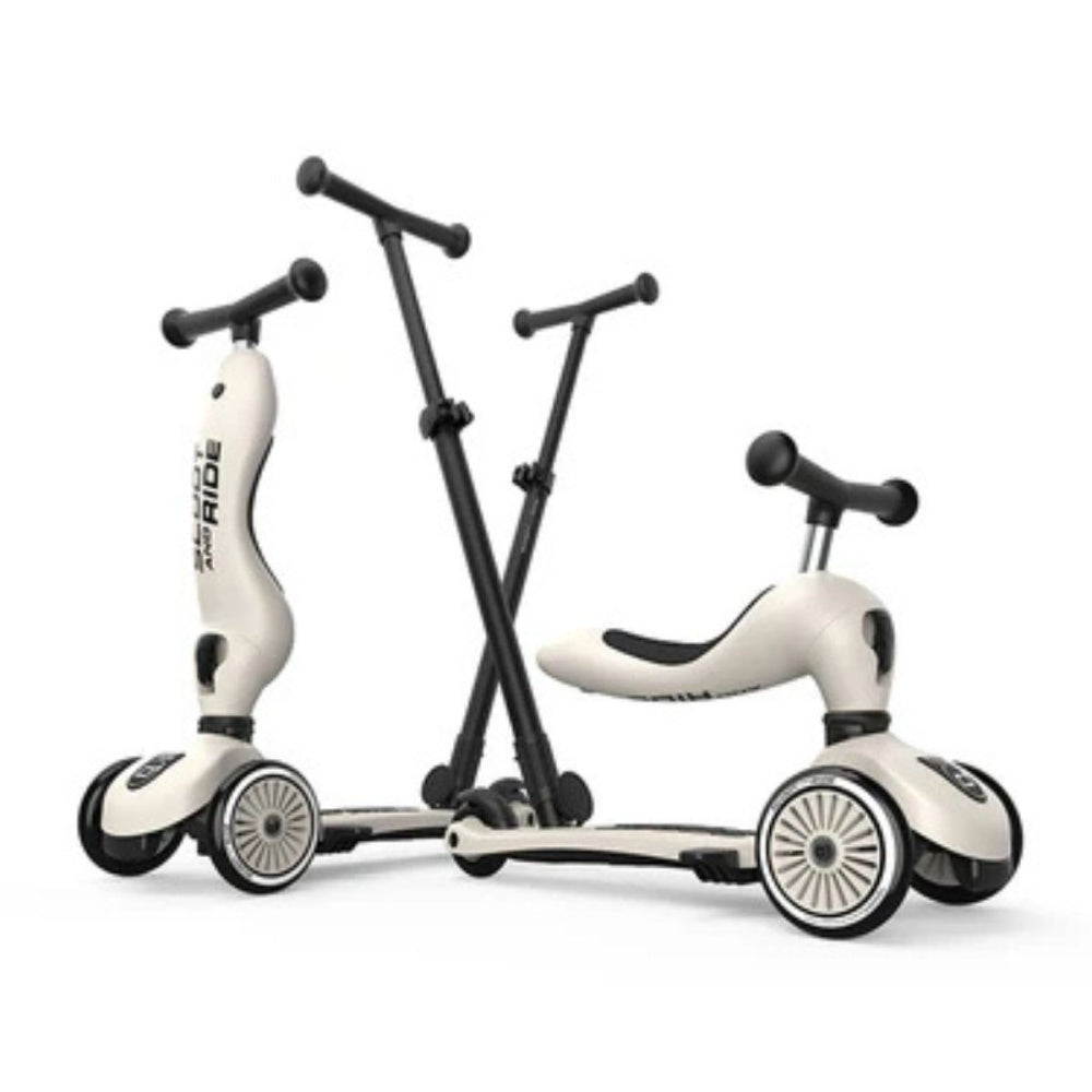 Scoot & Ride - Sparkesykkel Highwaykick 1 Push & Go Ash