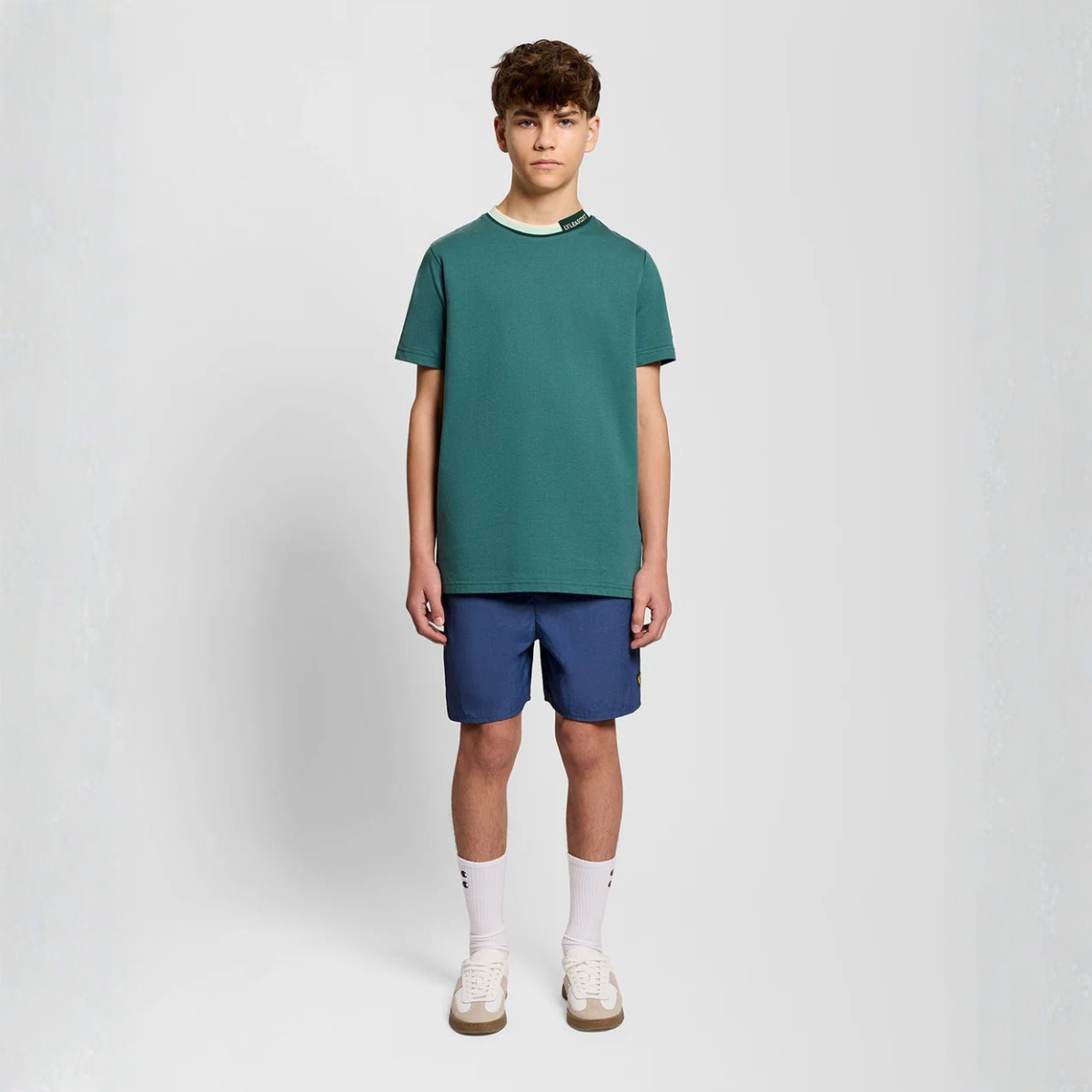 Lyle & Scott - Badeshorts Dark Cornflower