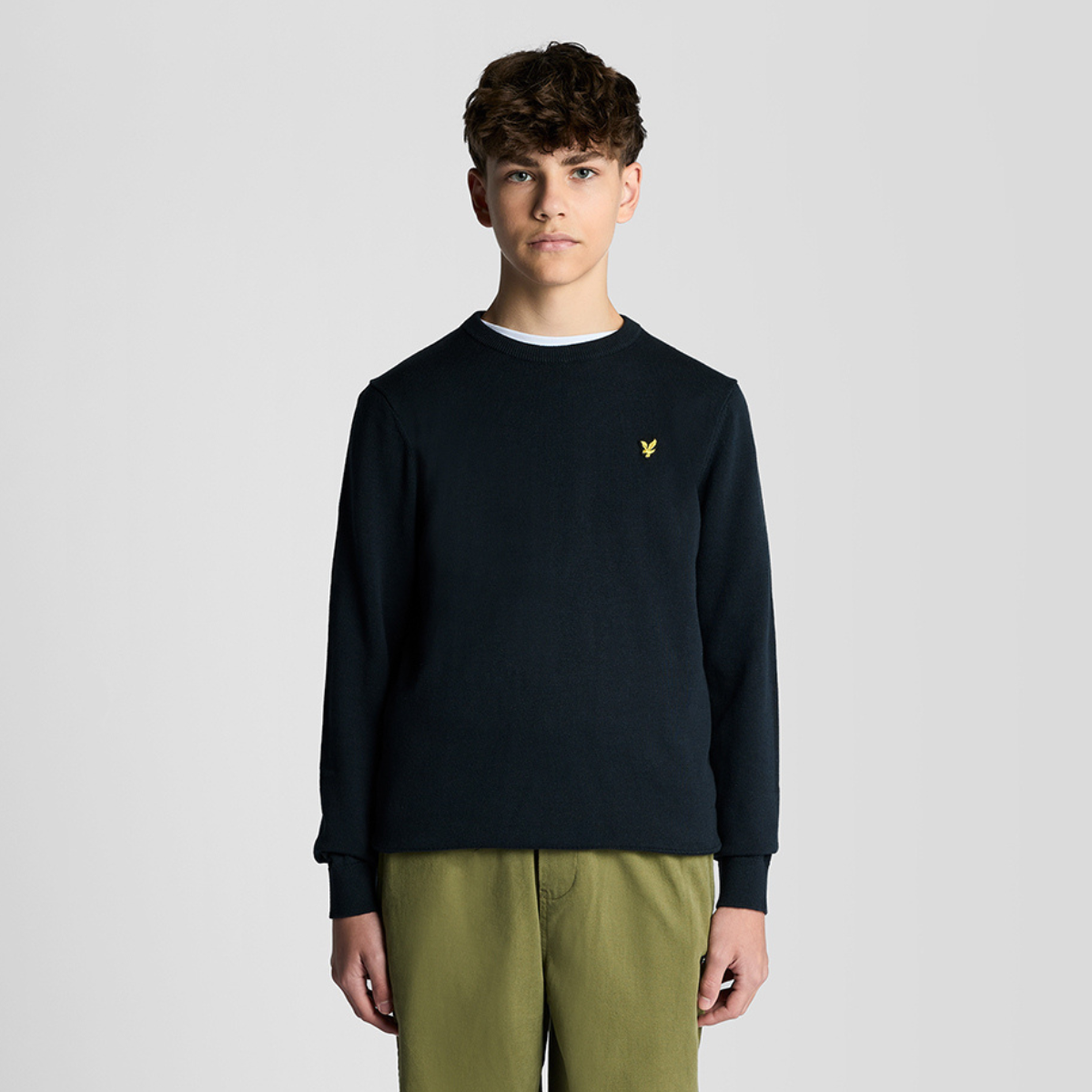 Lyle & Scott - Genser Crew Neck Dark Navy