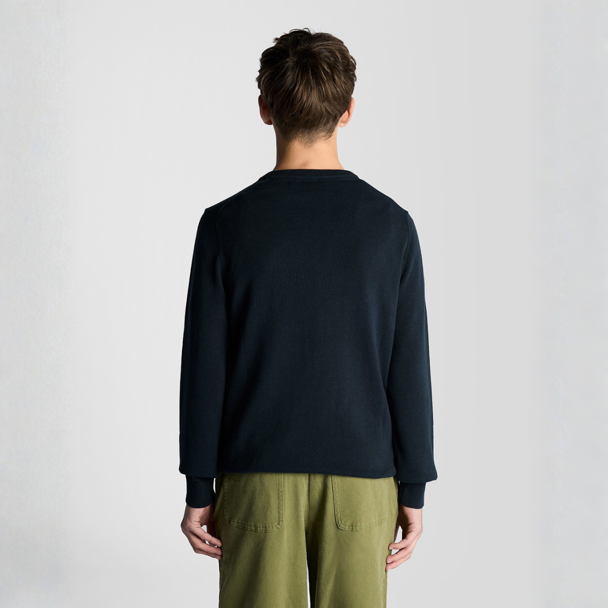 Lyle & Scott - Genser Crew Neck Dark Navy