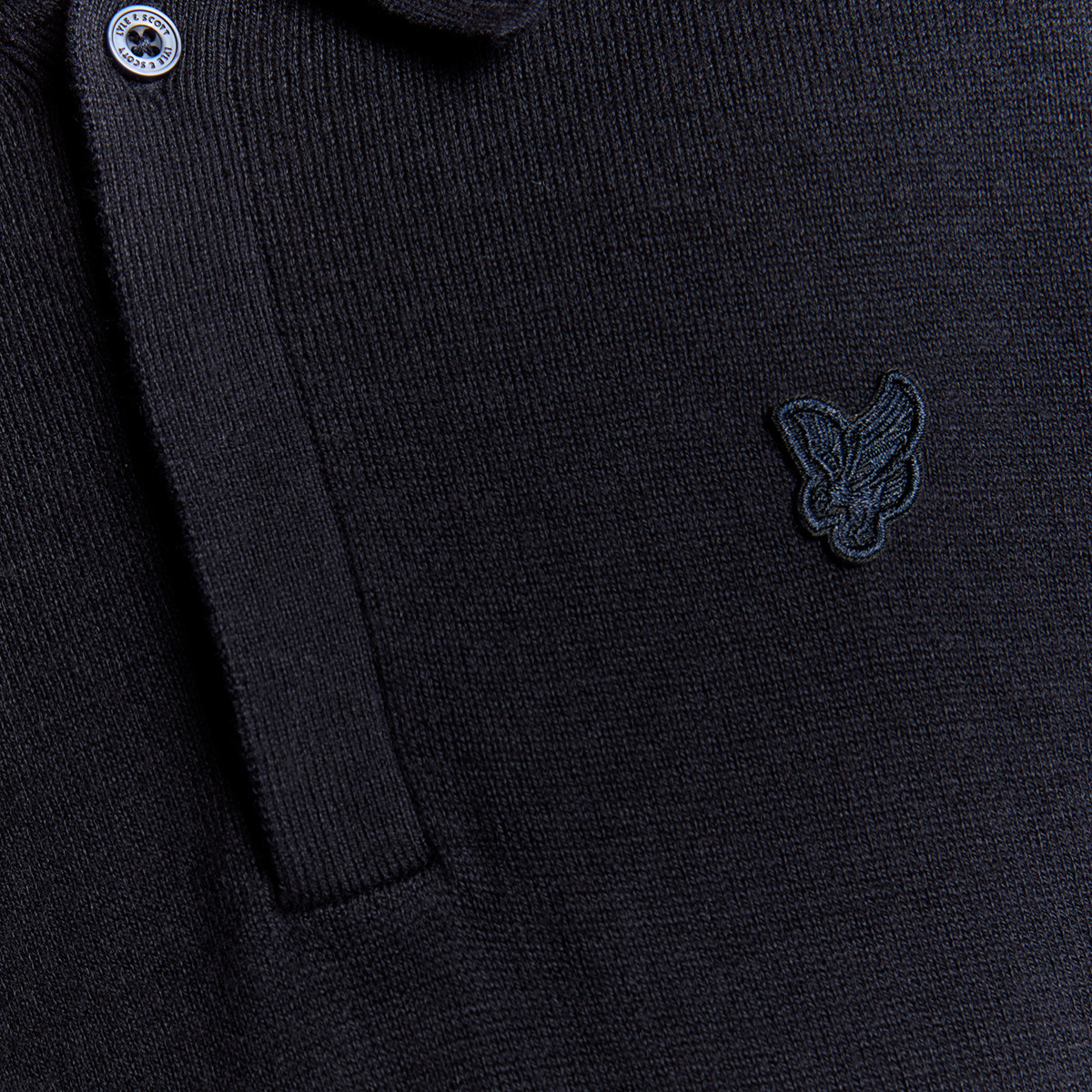 Lyle & Scott - Genser Knit Piké Dark Navy