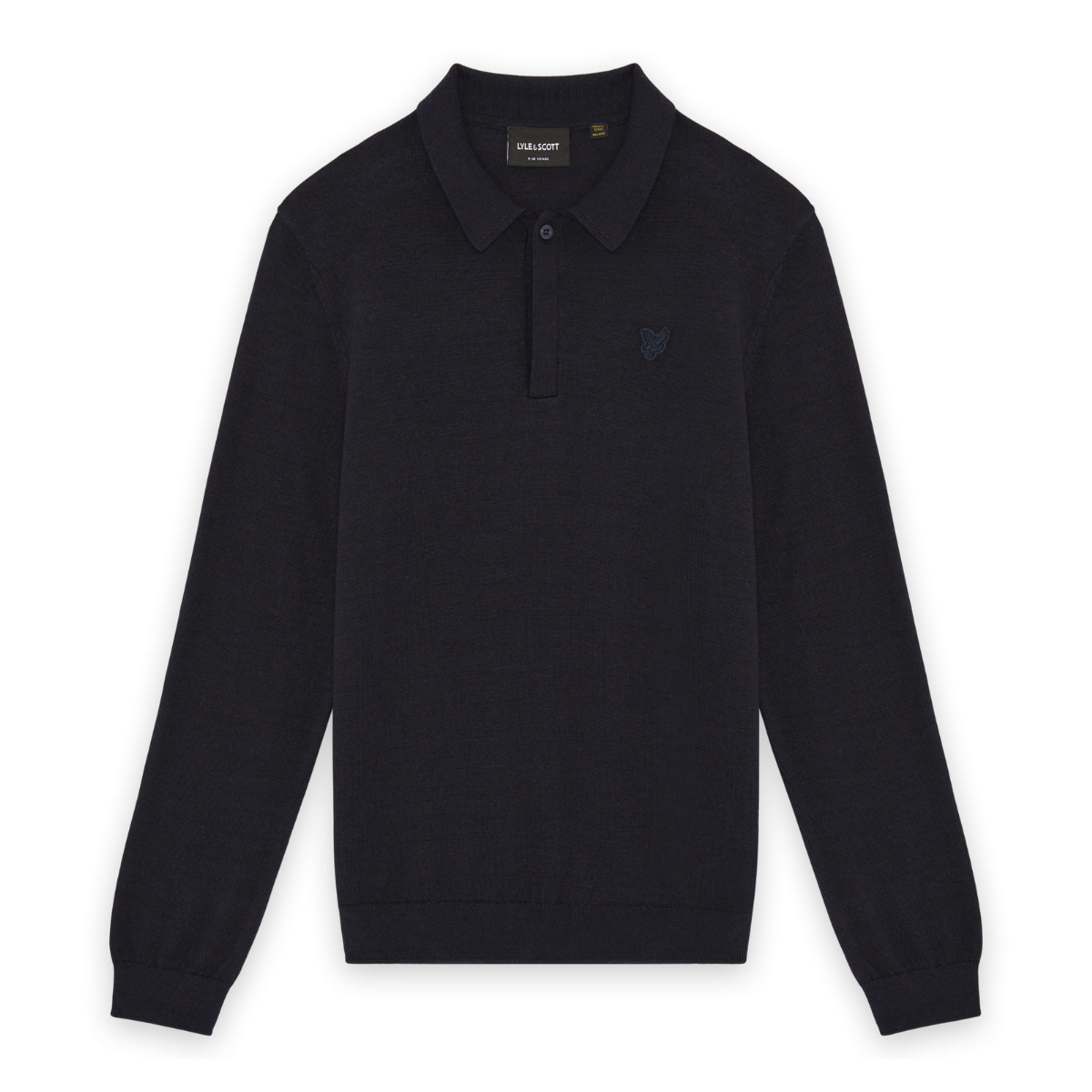 Lyle & Scott - Genser Knit Piké Dark Navy