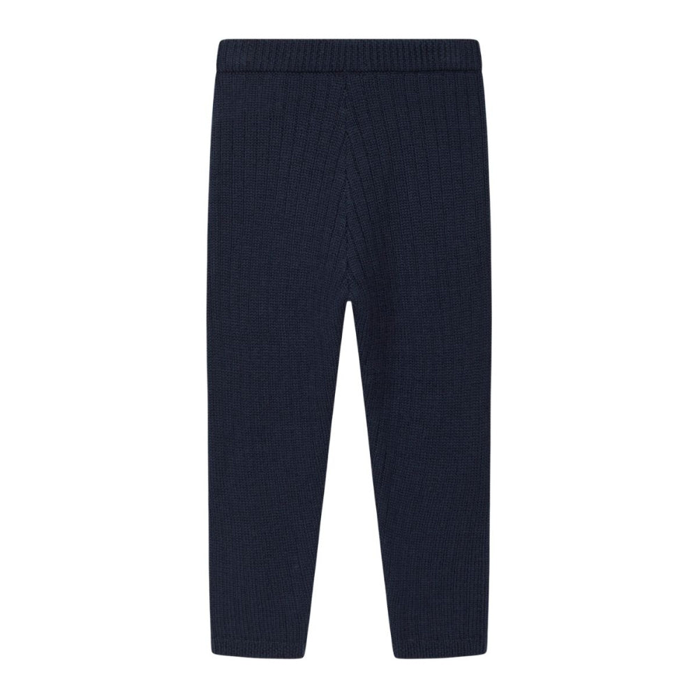 Hust and Claire - Leggings Ull Ribbestrikket Lui More Navy