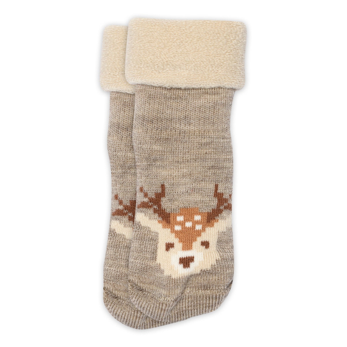 MP - Sokker i Ull Ollie Light Brown Melange