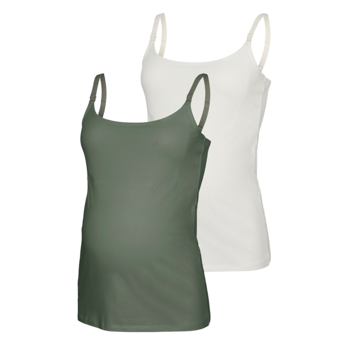 Mamalicious - Mamma-singlet 2-pk Sea Spray/ White