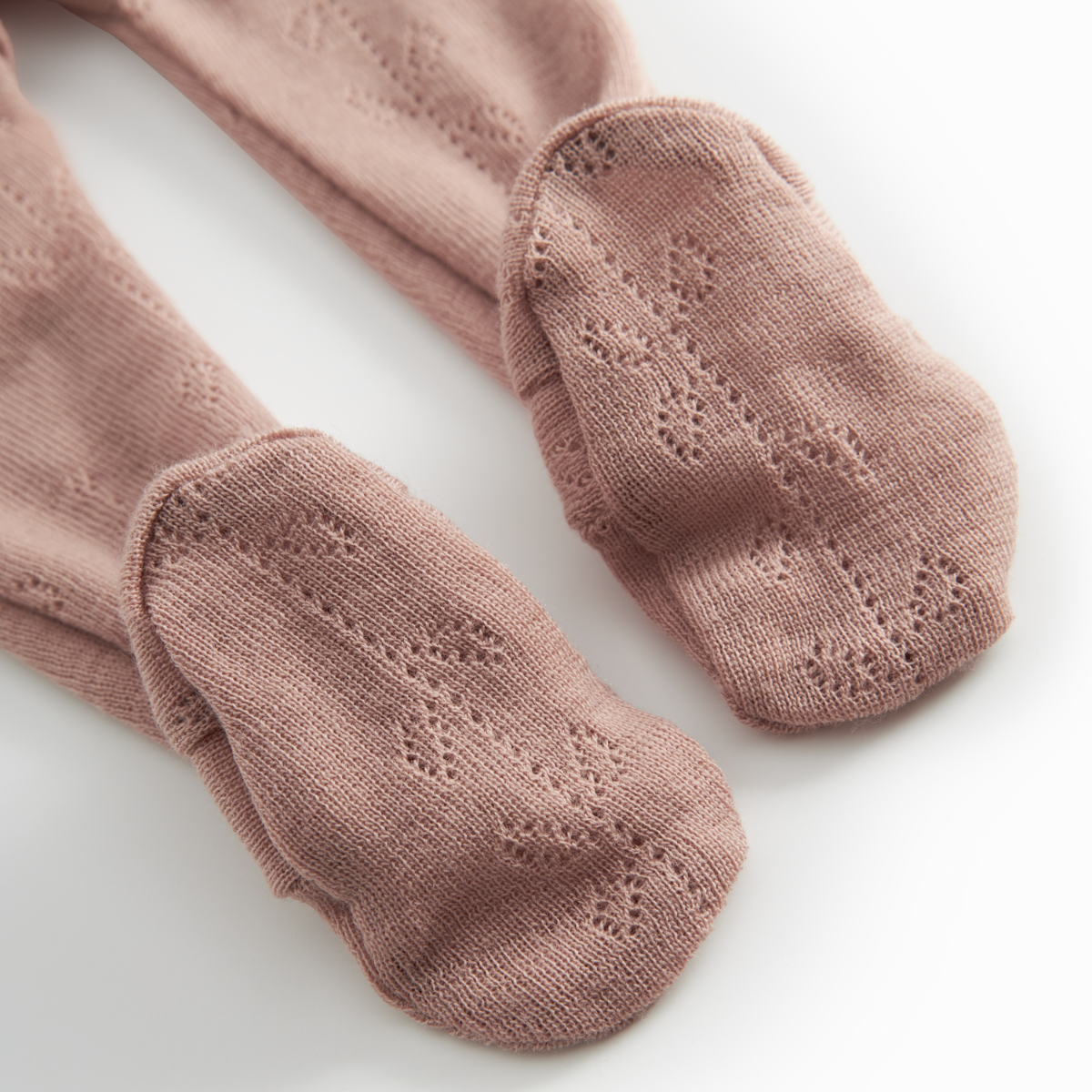 MarMar - Babybukse i Ull Pixa Pointelle Burnt Rose