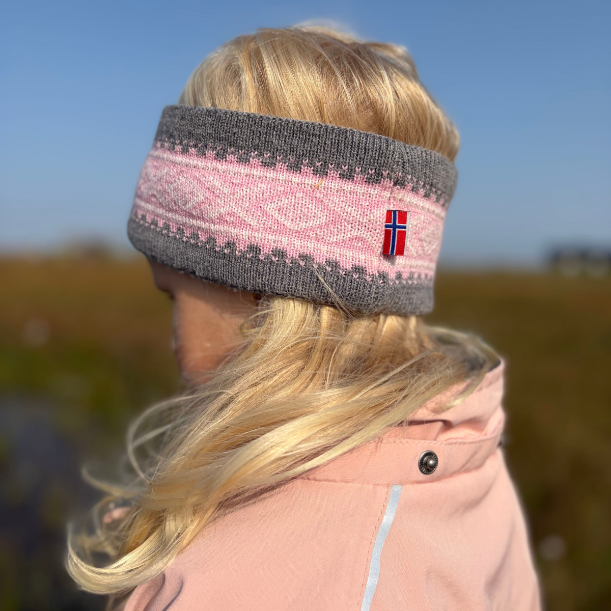 Marius Kids - Marius Pannebånd i Ull Rosa