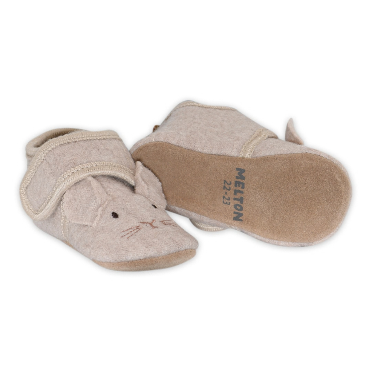 Melton - Ulltøfler Mouse Oxford Tan