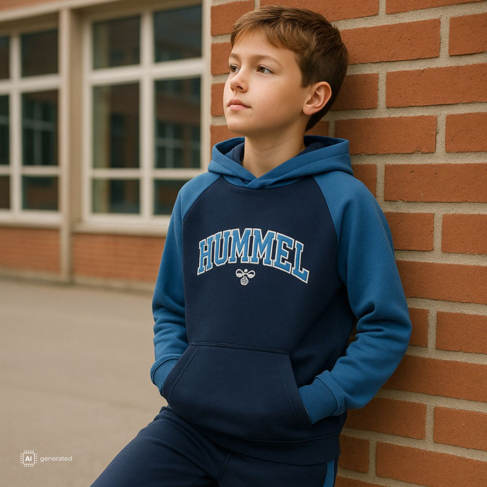 Hummel - Hettegenser Logo Essen Dutch Blue