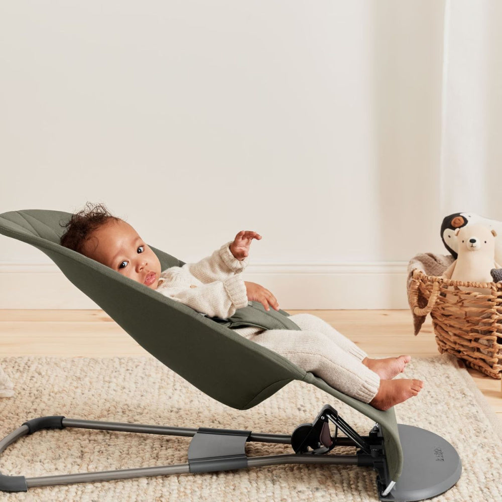 BabyBjörn - Vippestol Bliss Quilt Mørk Grønn