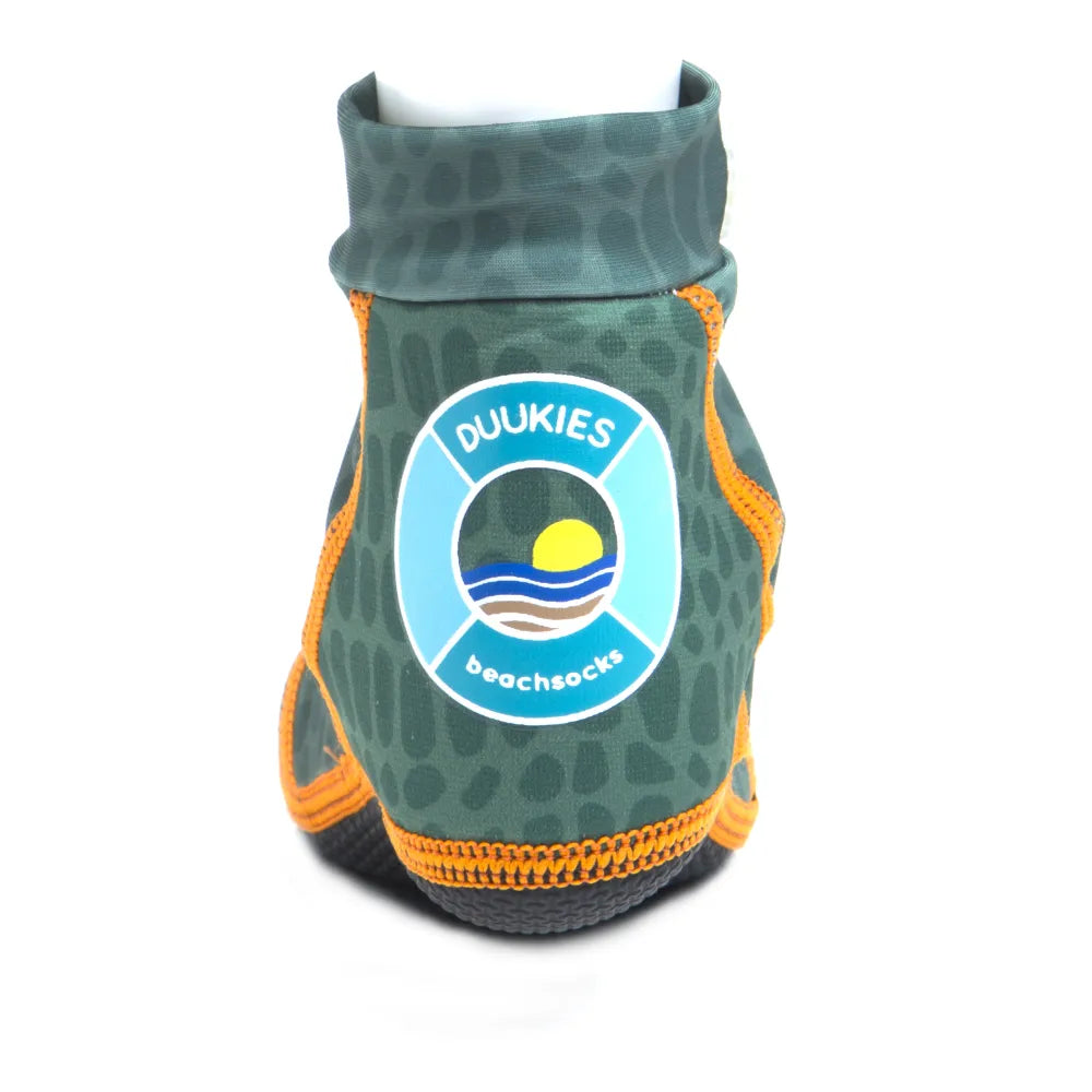 Duukies - Badesokker / Badesko Green Croco