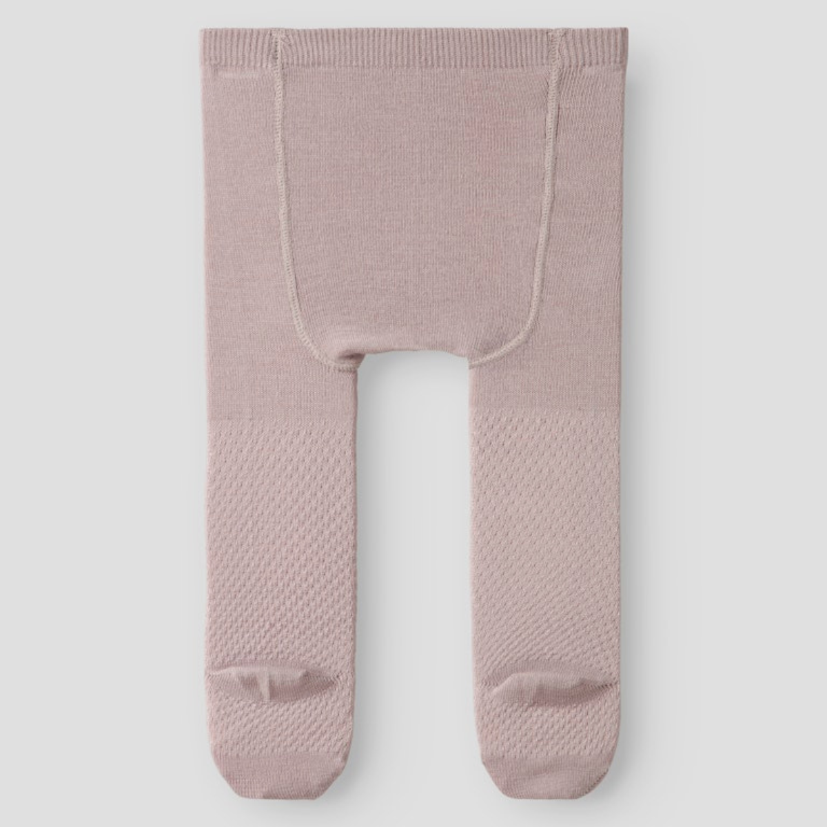 Name It - Strømpebukse i Ull Baby Wakma Structure Shadow Gray
