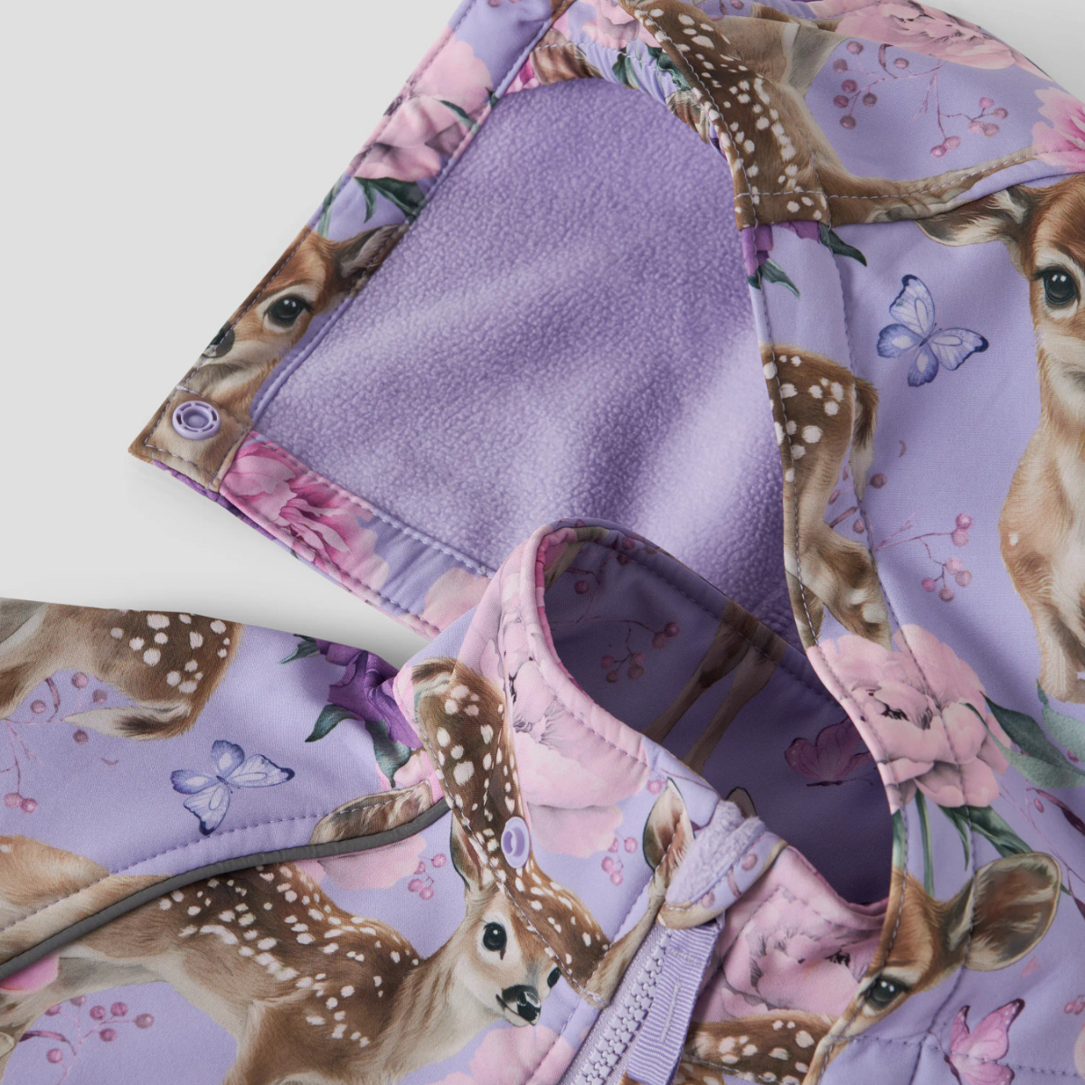Name It - Softshelldress Lavender Blossom Bambi