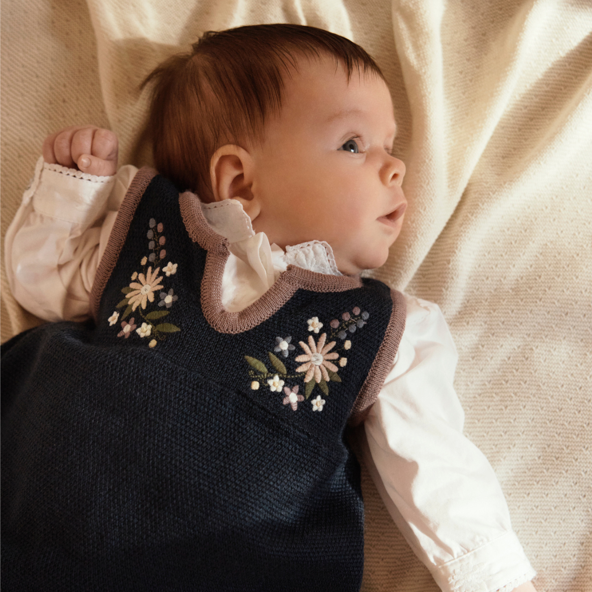 Name It - Festdrakt 2026 til Baby Strikket Kjole Dark Sapphire