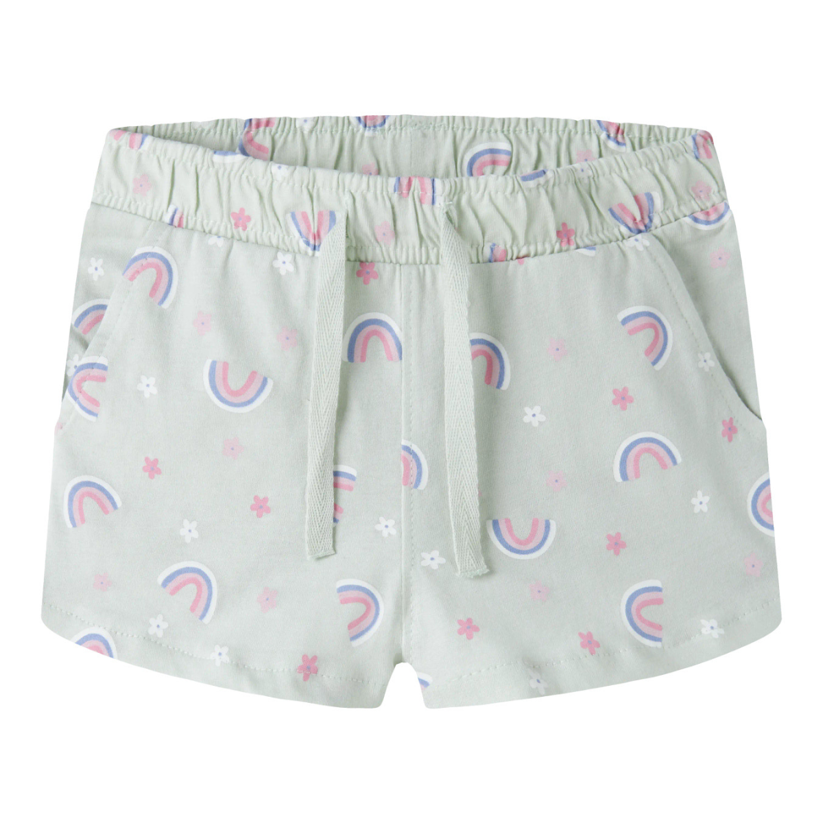 Name It - Shorts Vigga Pale Aqua Rainbow