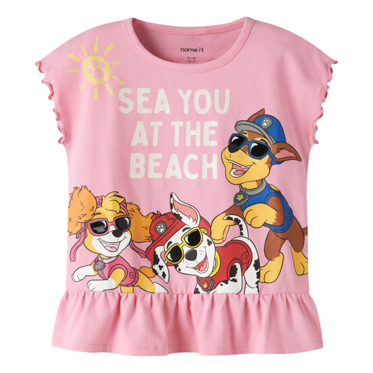 Name It - T-skjorte Paw Patrol Mina Pink Drink