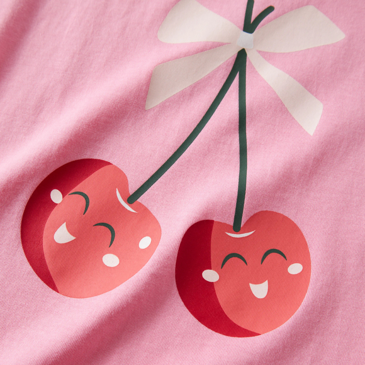 Name It - T-skjorte Vigea Pink Drink Happy Cherries