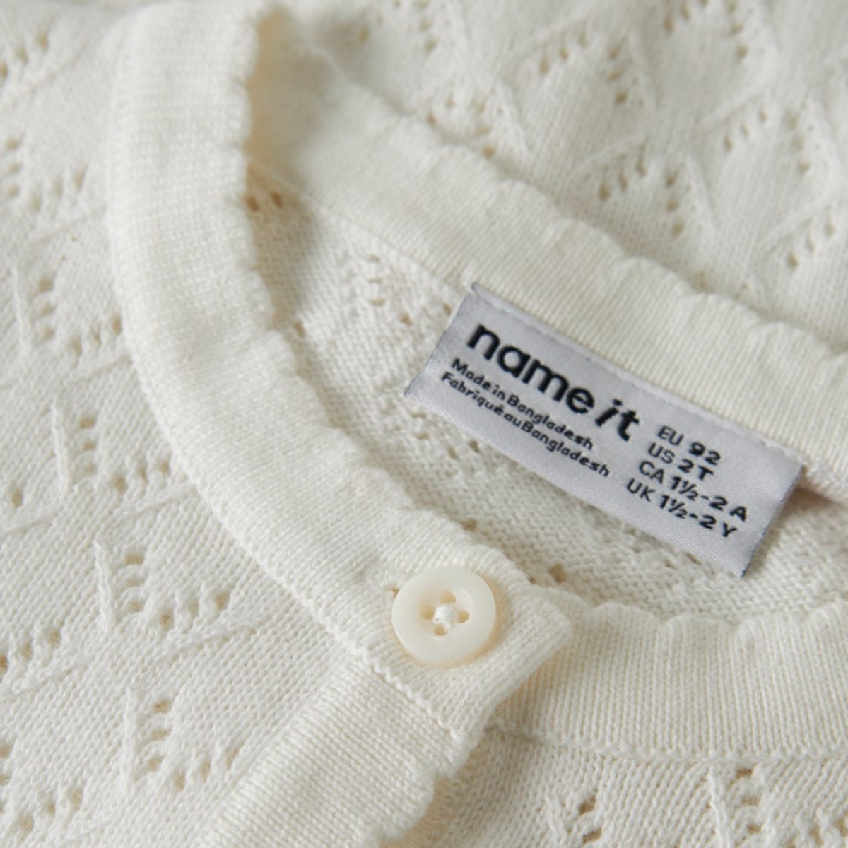 Name It - Cardigan Desina Cloud Dancer
