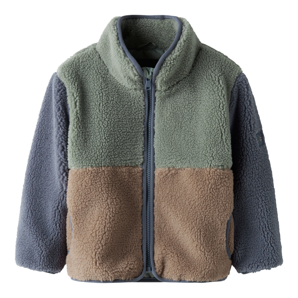 Name It - Fleecejakke Mimba Sherpa Chinois Green