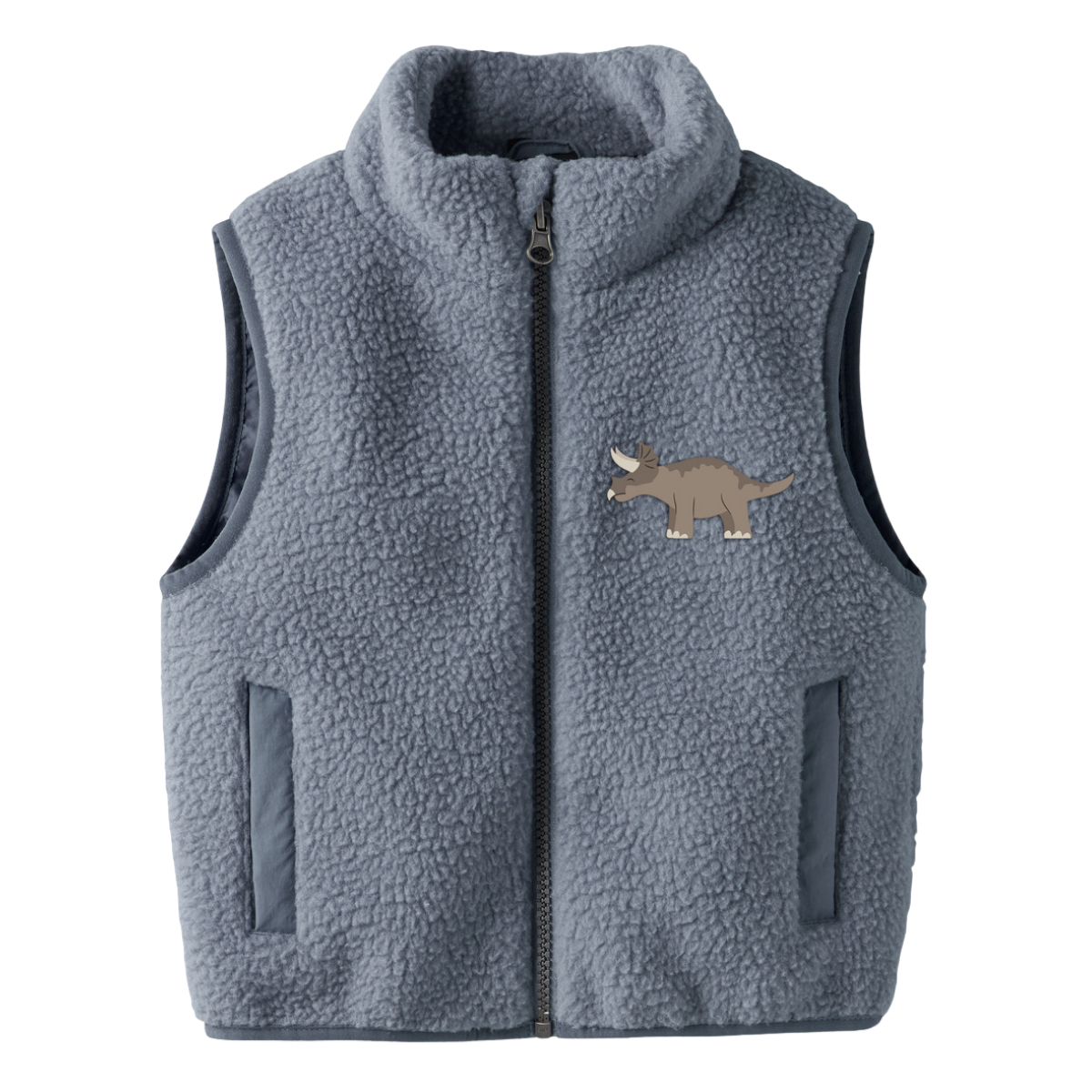 Name It - Fleecevest Mall Sherpa Flint Stone