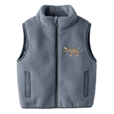 Name It - Fleecevest Mall Sherpa Flint Stone